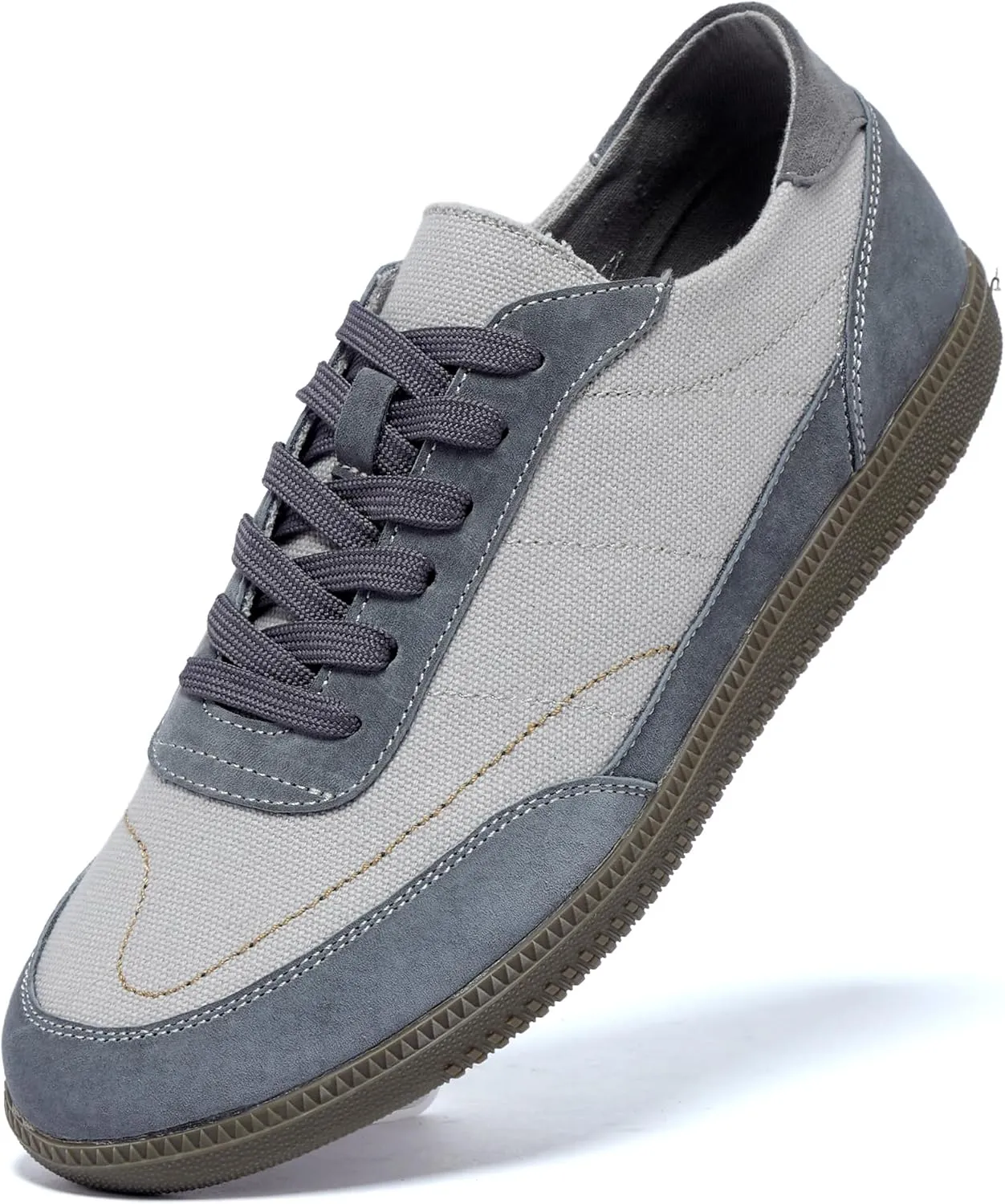 Men's Sneakers Lace-Up Low Top Casual Sneakers Comfortable Breathable Outdoor Walking Shoes Business Work Shoes Workplace Formal Shoes