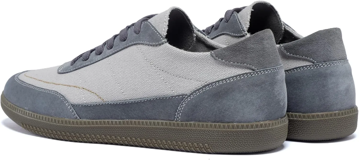 Men's Sneakers Lace-Up Low Top Casual Sneakers Comfortable Breathable Outdoor Walking Shoes Business Work Shoes Workplace Formal Shoes