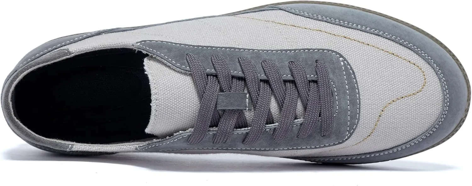 Men's Sneakers Lace-Up Low Top Casual Sneakers Comfortable Breathable Outdoor Walking Shoes Business Work Shoes Workplace Formal Shoes