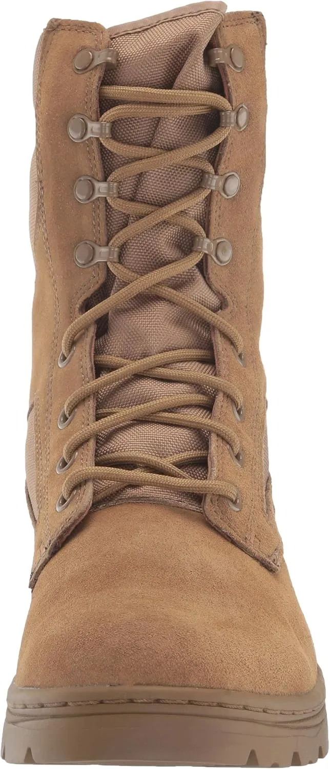 Men's Tactical Boots Dura-Max 8" Suede Leather Coyote Oil & Slip Resistant Boots