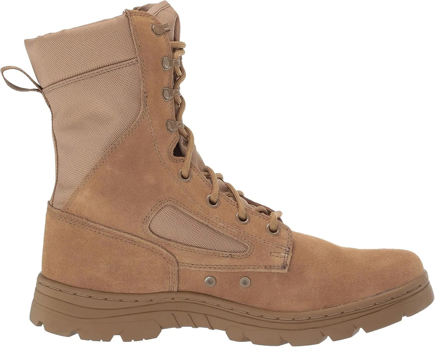 Men's Tactical Boots Dura-Max 8" Suede Leather Coyote Oil & Slip Resistant Boots