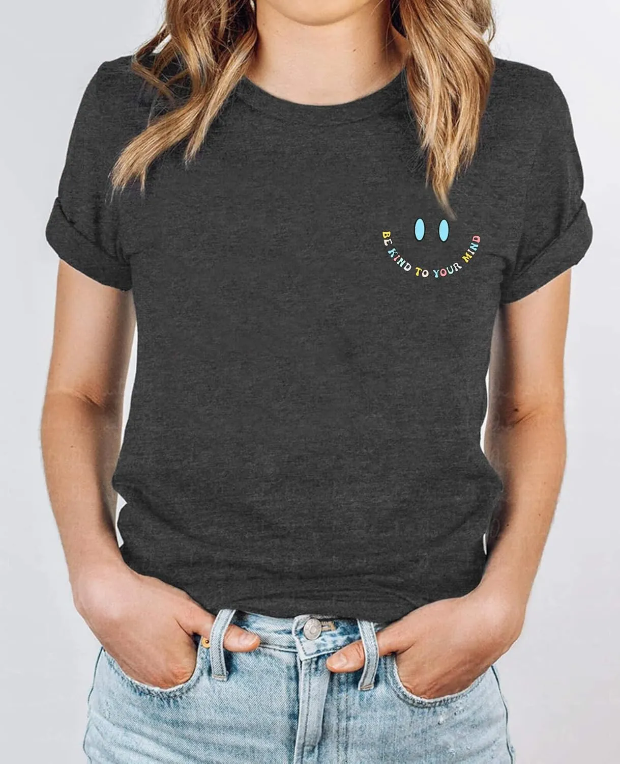 Mental Health Matters Shirt Women Mental Illness Awareness T-Shirts Inspirational Positive Tee Tops