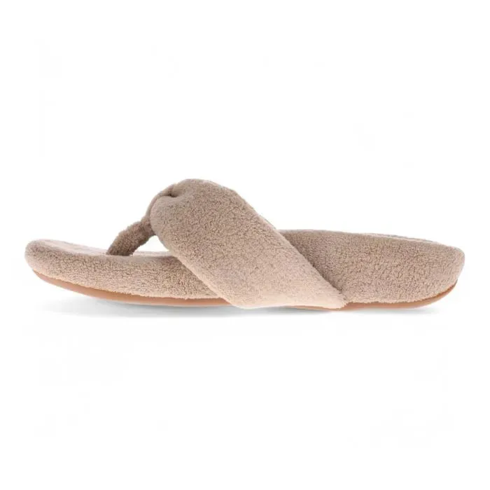 Mia Vita Cozy Slipper Taupe