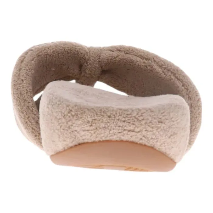 Mia Vita Cozy Slipper Taupe
