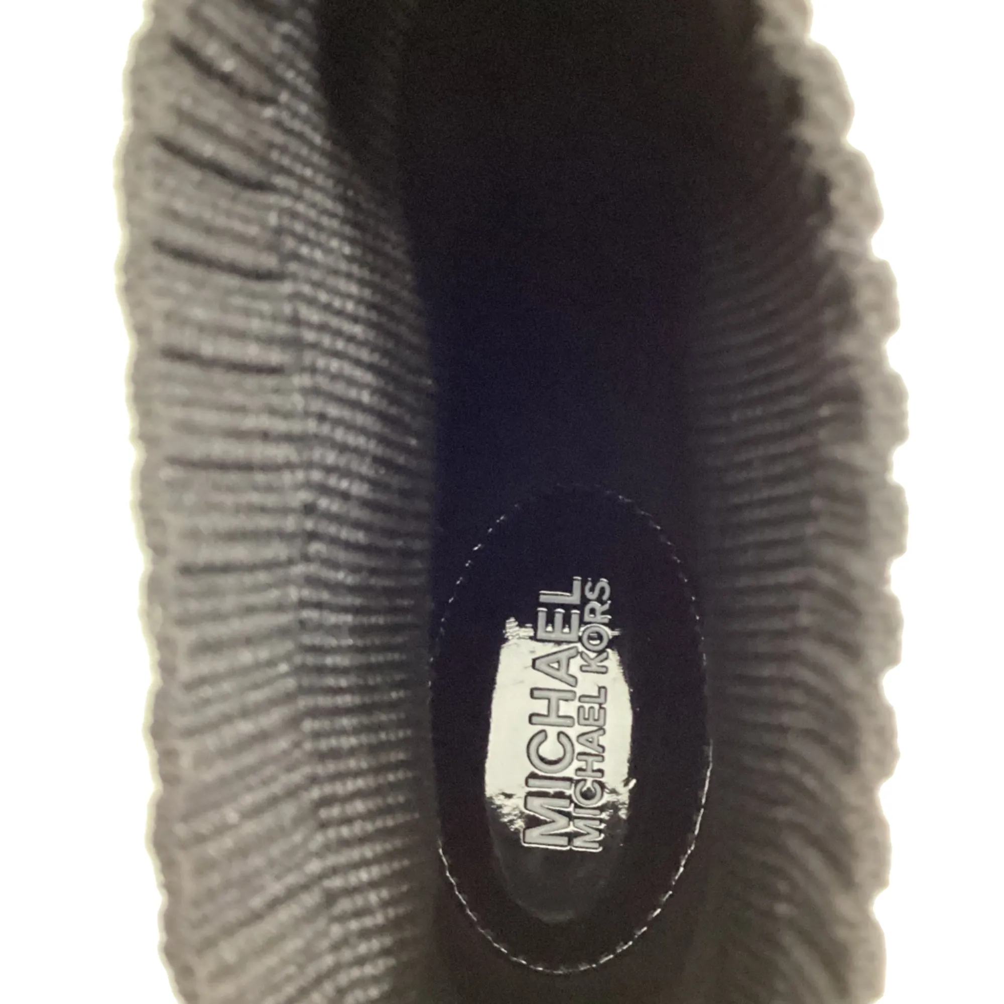 Michael Kors Skyler Sock Sneaker in Black Knit Fabric