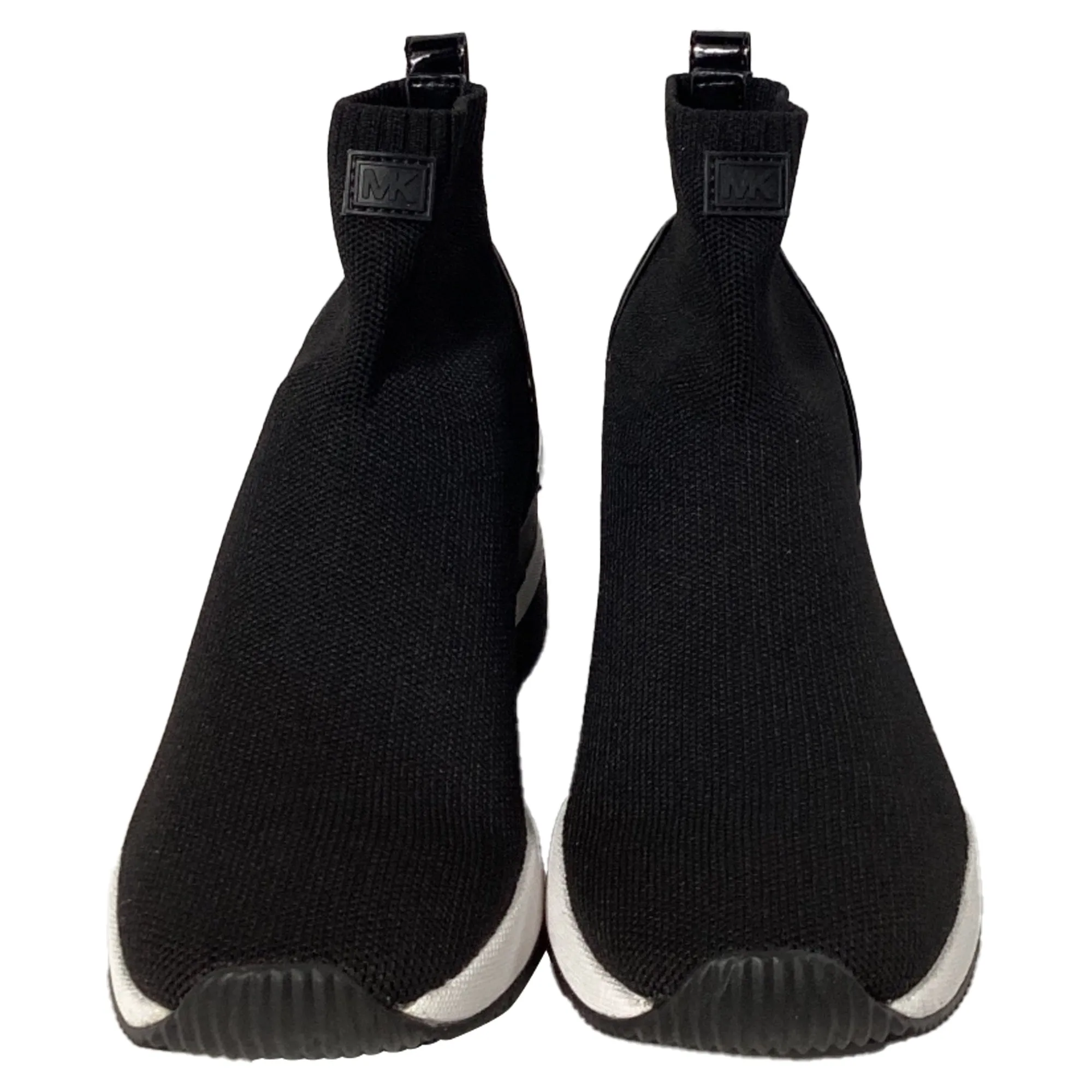 Michael Kors Skyler Sock Sneaker in Black Knit Fabric