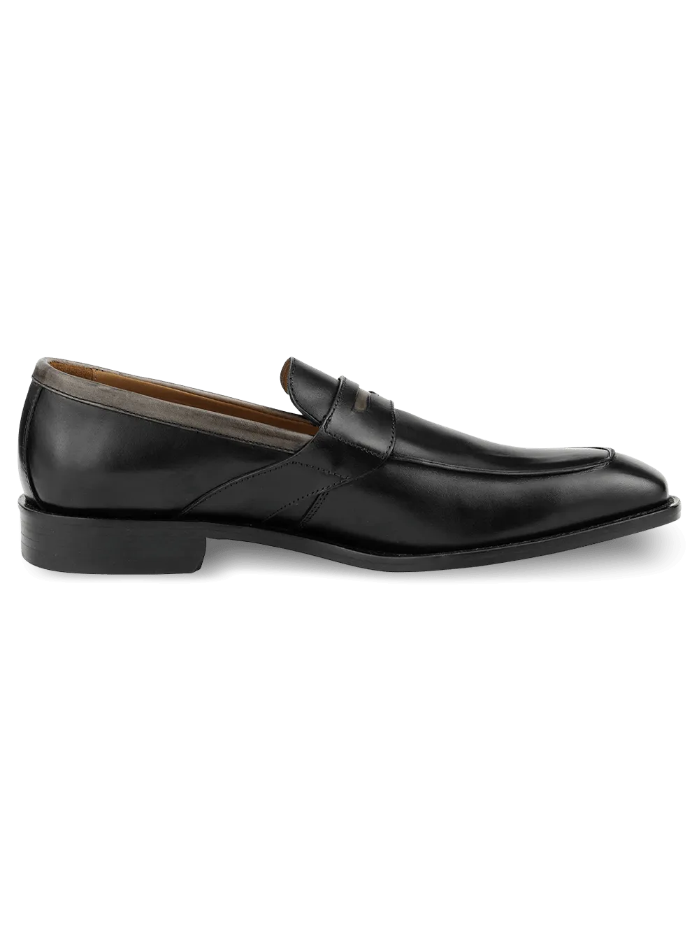 Milo Penny Loafer - Black/grey