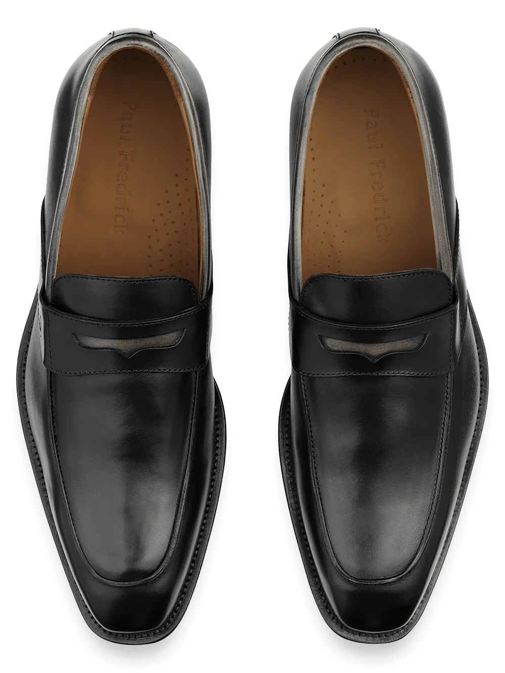 Milo Penny Loafer - Black/grey