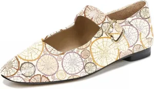 Milooey shoes Women Classic Square Toe Mary Jane Flats Comfy Ankle Strap Ballet Flats Buckled Lady Girls Dress Daily Office Shoes Size 4-16 Us