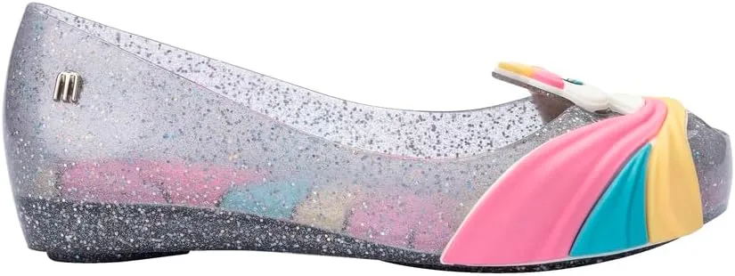 mini melissa Girl's Ultragirl Unicorn Ballet Flat