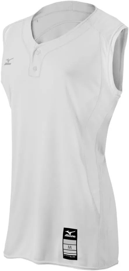Mizuno Women's Elite 2-Button Game Jersey - Sleeveless