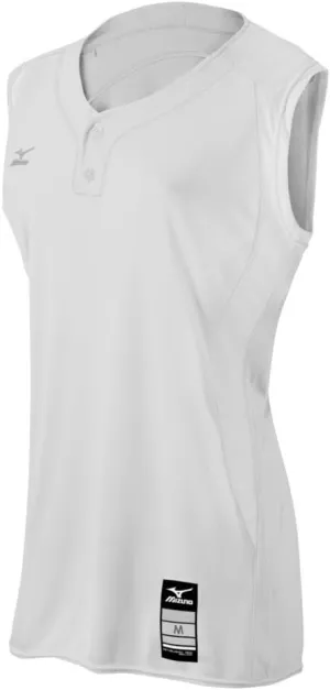 Mizuno Women's Elite 2-Button Game Jersey - Sleeveless