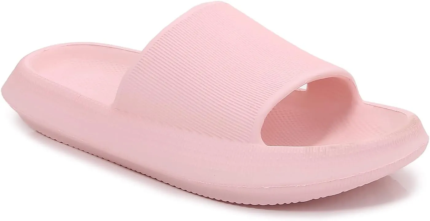 mm Thick Cushioned Platform Comfy Slippers for Women and Men Summer Beach Indoor Outdoor Rubber Open Toe Slides