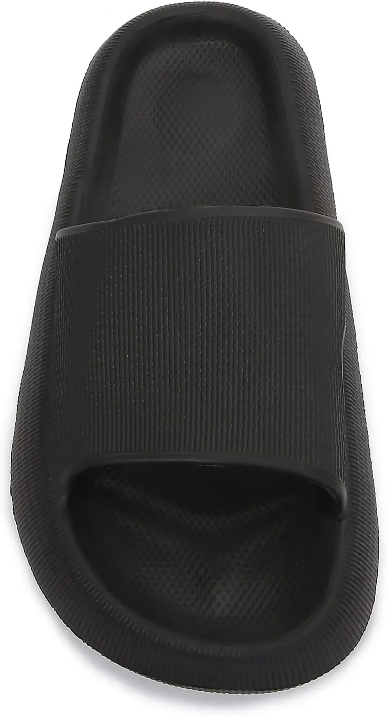mm Thick Cushioned Platform Comfy Slippers for Women and Men Summer Beach Indoor Outdoor Rubber Open Toe Slides