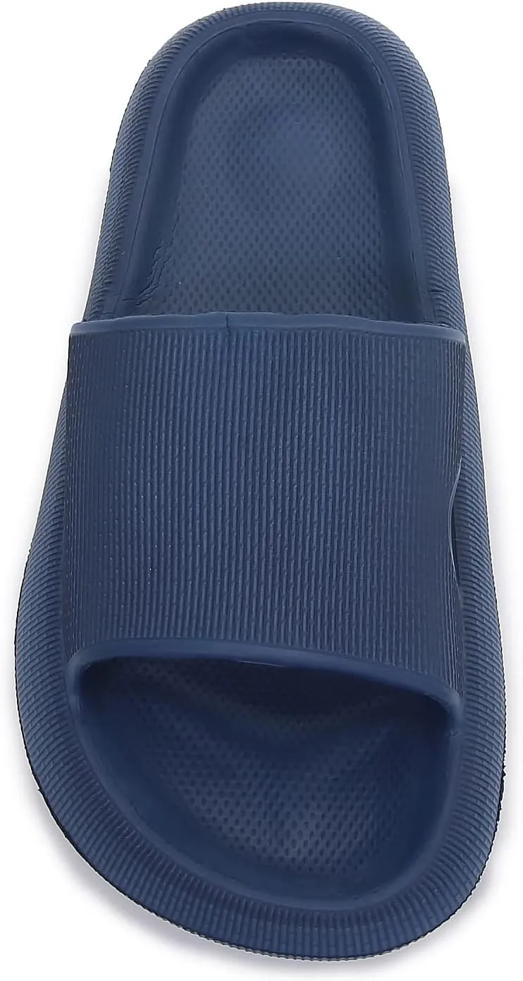 mm Thick Cushioned Platform Comfy Slippers for Women and Men Summer Beach Indoor Outdoor Rubber Open Toe Slides