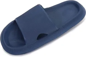 mm Thick Cushioned Platform Comfy Slippers for Women and Men Summer Beach Indoor Outdoor Rubber Open Toe Slides