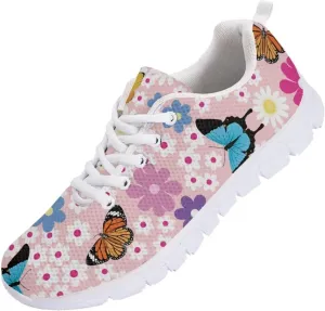 Modysero Fashion Non Slip Womens Tennis Shoes for Outdoor Beach Walking Sneaker Lightweight Casual Lace Up Footwear for Ladies