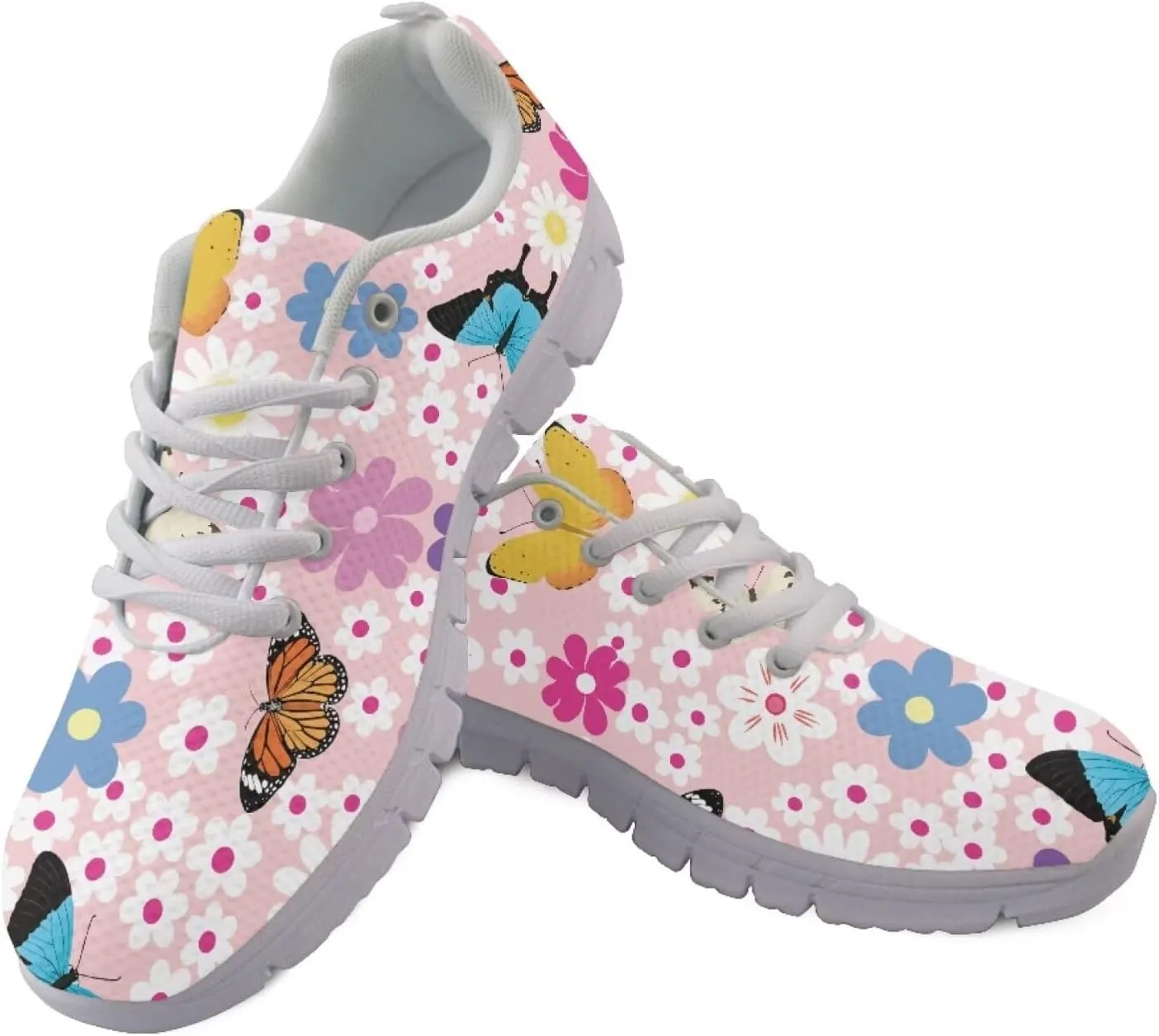 Modysero Fashion Non Slip Womens Tennis Shoes for Outdoor Beach Walking Sneaker Lightweight Casual Lace Up Footwear for Ladies