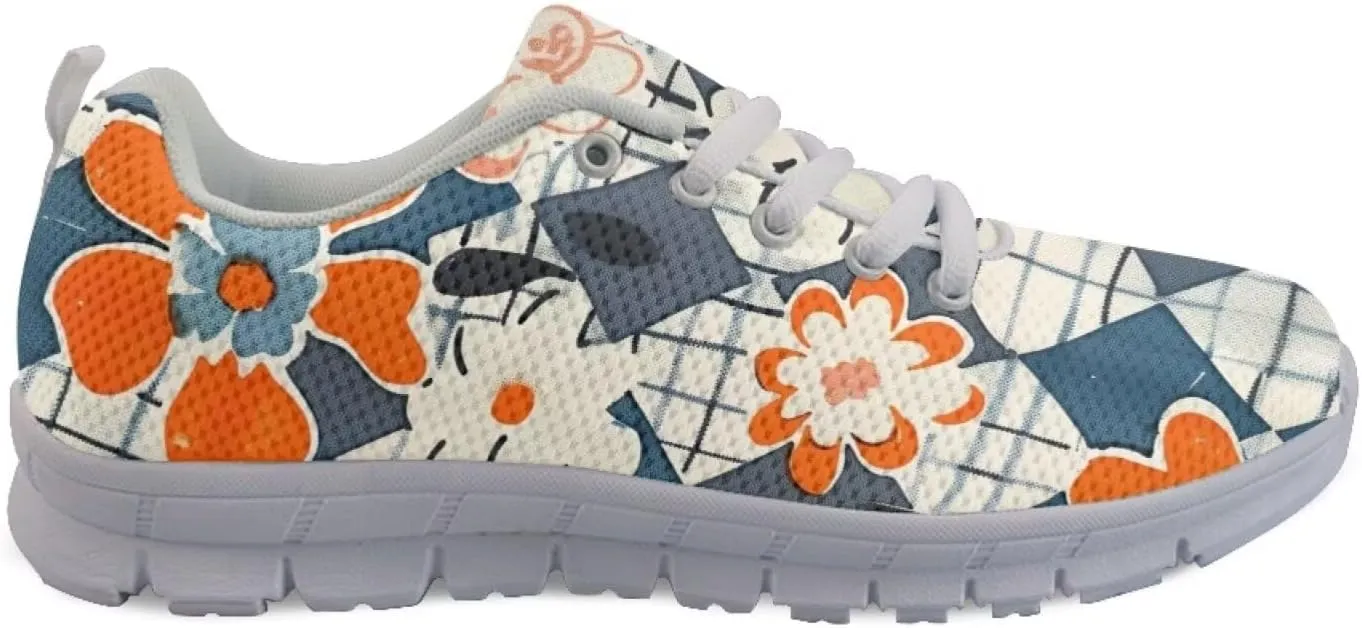 Modysero Shoes for Women Lace Up Tennis Shoes Daily Casual Womens Running Shoes with Mesh Breathable Ladies Footwear