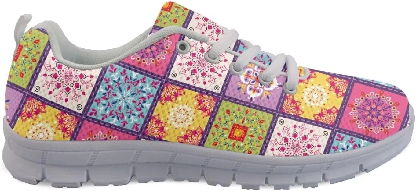 Modysero Walking Shoes Women Lightweight Non Slip Lace Up Sneakers for Outdoor Travel Casual Soft Daily Ladies Footwear
