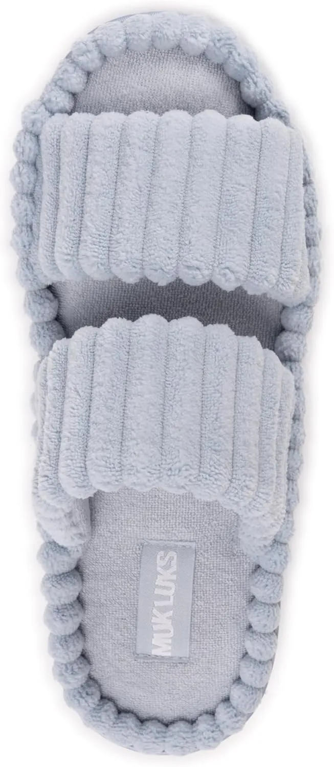 MUK LUKS Women's Double Strap Slide Slipper