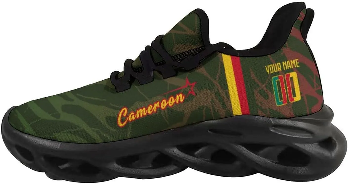 National Team Custom Men's Sneakers Soccer Personalized Breathable Fan Gift Name & Number Athletic Gym Slip-on Shoes