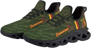 National Team Custom Men's Sneakers Soccer Personalized Breathable Fan Gift Name & Number Athletic Gym Slip-on Shoes