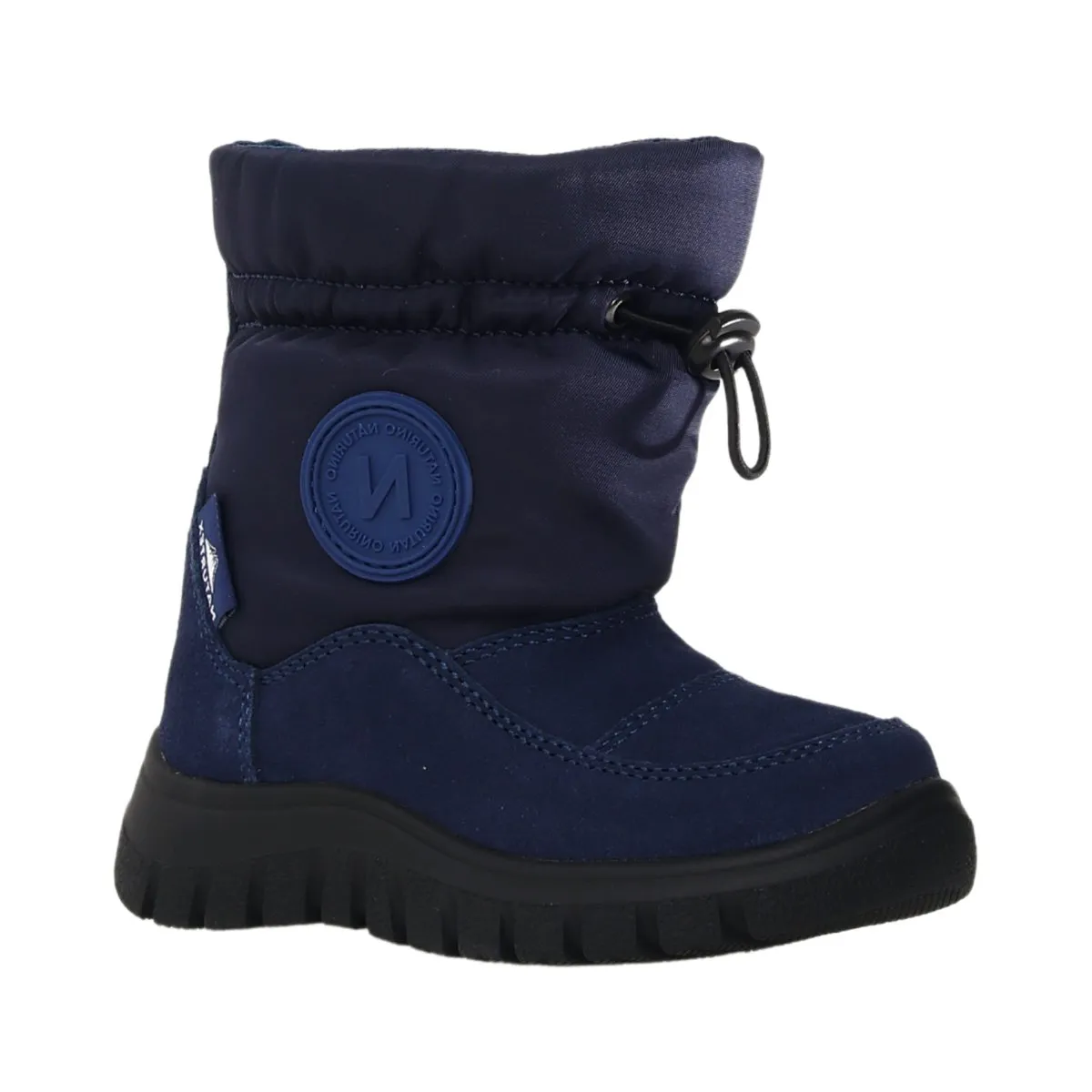 Naturino Boy's (Sizes 33-35) Varna 2 Waterproof Navy Suede/Nylon