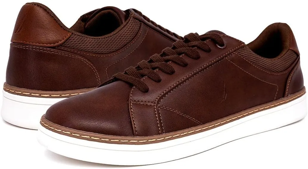 Nautica Men's Casual Shoe, Classic Lace-Up Low Top Loafer, Fashion Sneaker - in Medium & Wide Width Sizes
