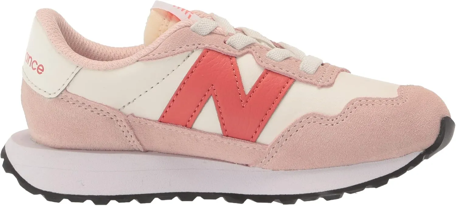 New Balance Baby-Girl's Kids 237 Bungee Sneaker
