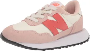 New Balance Baby-Girl's Kids 237 Bungee Sneaker