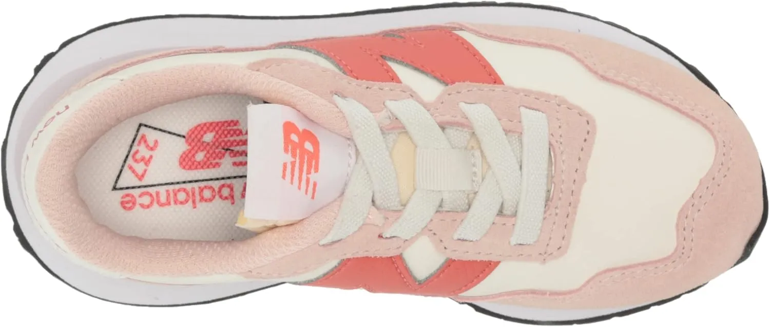 New Balance Baby-Girl's Kids 237 Bungee Sneaker