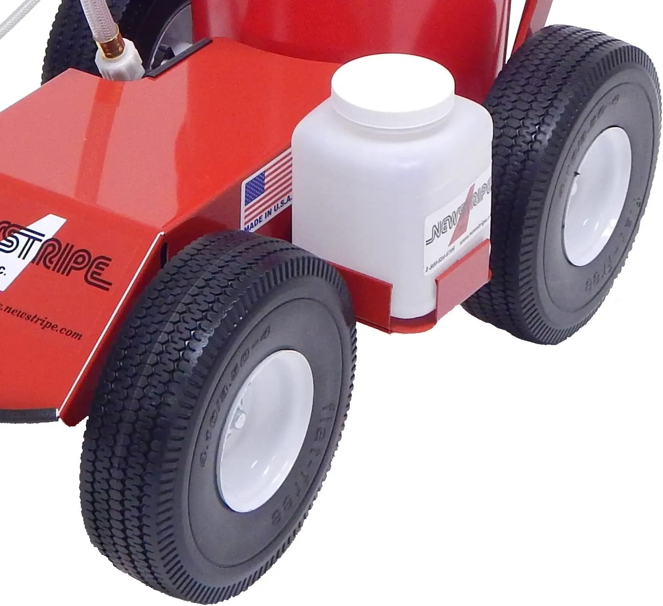 Newstripe EcoLiner Plus Battery Powered Field Striper (Part# 10004484) | Heavy Duty Diaphragm Pump, Detachable Spray Gun, 1-Gallon Cleaning Tank, 12V Deep Cycle Battery | 2-Year Warranty | Made in USA