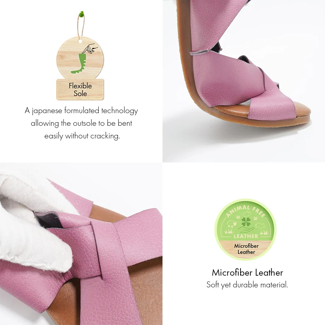 No.3704 Open Toe Cross Belt Shoes