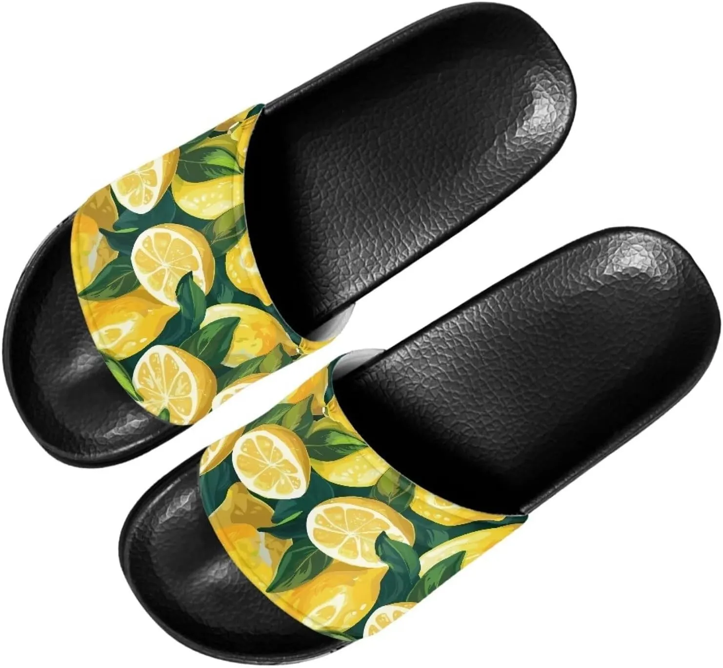 Non Slip Slide Sandals for Women Men, Open Toe House Comfy Flat Slides Slipper for Bathroom Beach