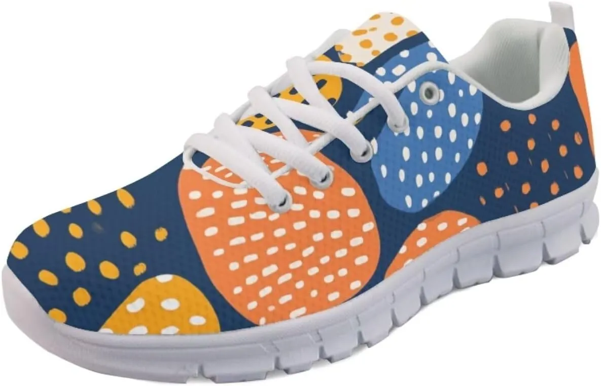 Novelty Walking Shoe Plus Size Lace Up Shoes for Women Daily Lightweight Outdoor Sneaker Soft Womens Tennis Sneakers