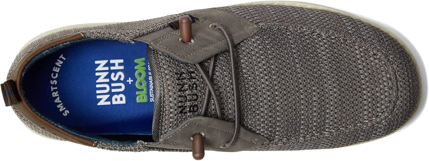 Nunn Bush Men's Brewski Knit 2.0 Moc Toe Wallabee Bungee Slip-on Loafer