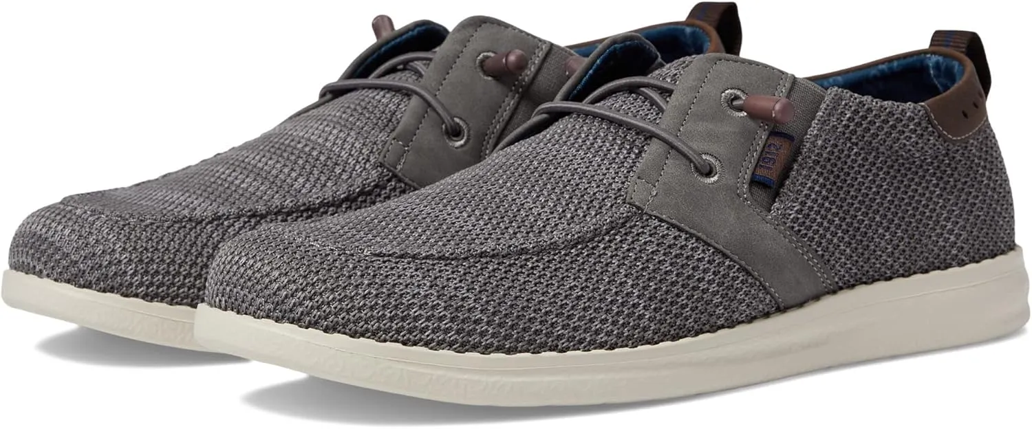 Nunn Bush Men's Brewski Knit 2.0 Moc Toe Wallabee Bungee Slip-on Loafer