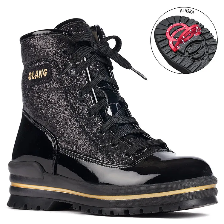 OLANG POP BLACK METALLIC/PATENT
