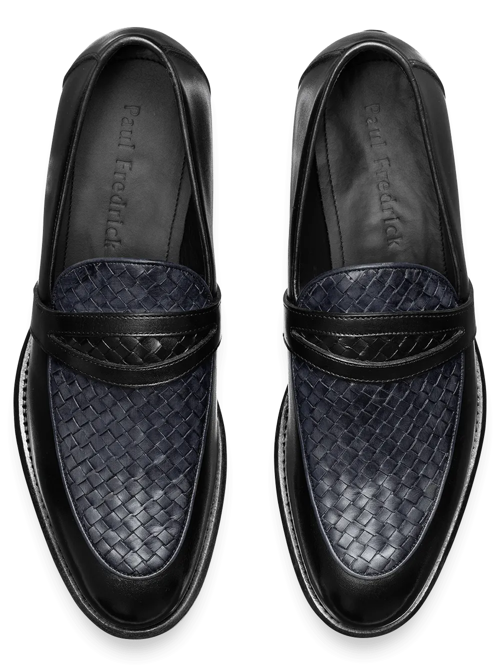 Owen Penny Loafer - Black/grey