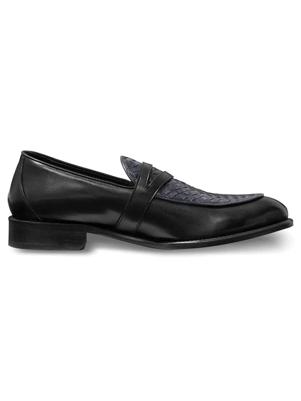 Owen Penny Loafer - Black/grey