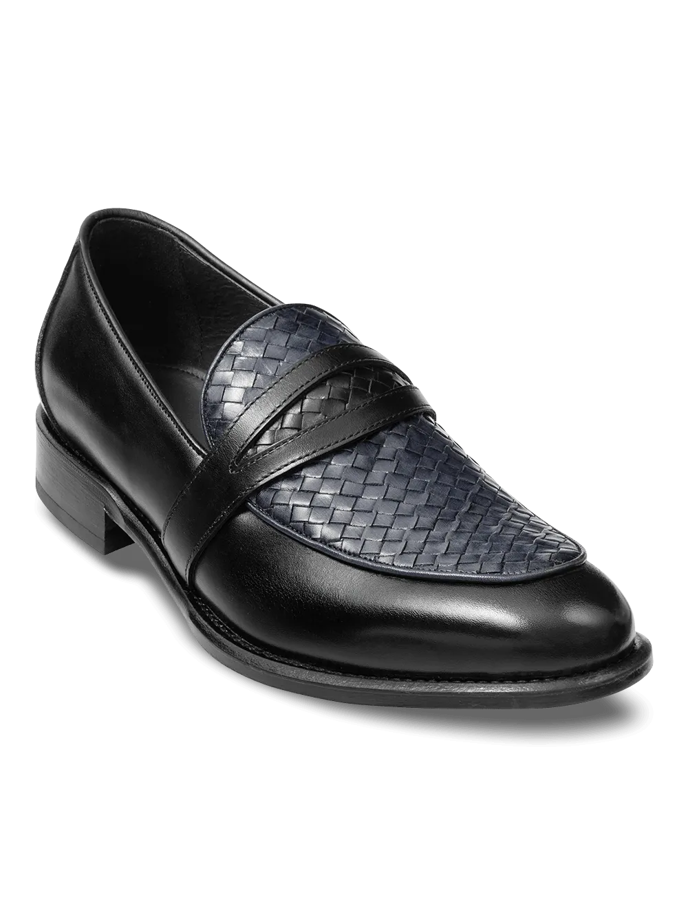 Owen Penny Loafer - Black/grey