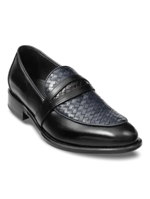 Owen Penny Loafer - Black/grey