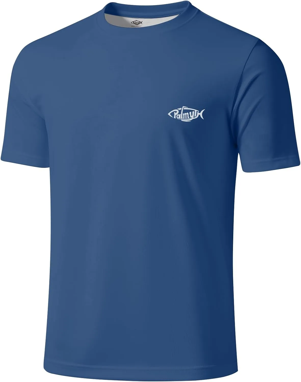 Palmyth Mens Fishing Shirts Short Sleeve UPF 50  T-Shirt UV Sun Protection SPF Tee Quick Dry