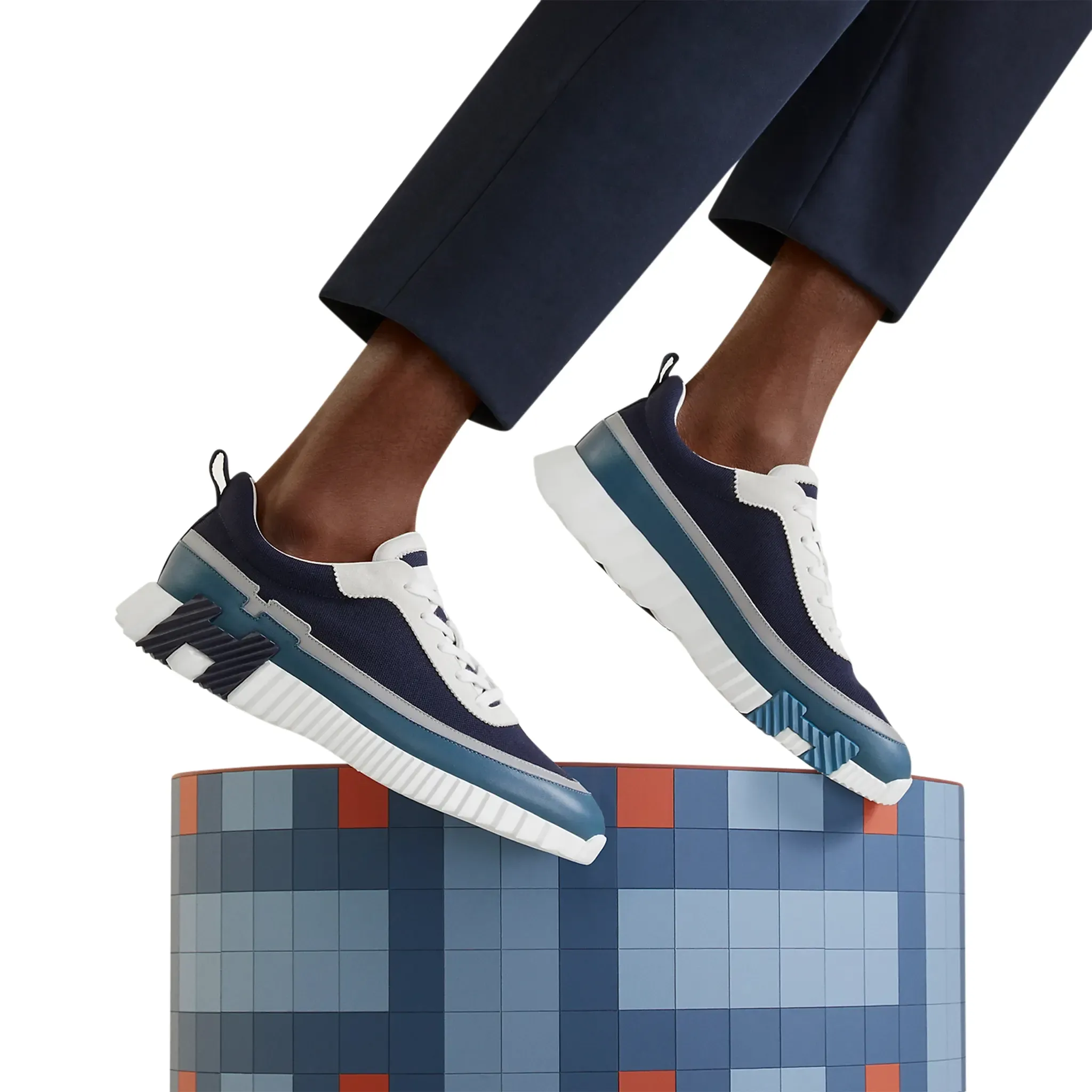 Paris Bouncing Sneaker Blue Grey White