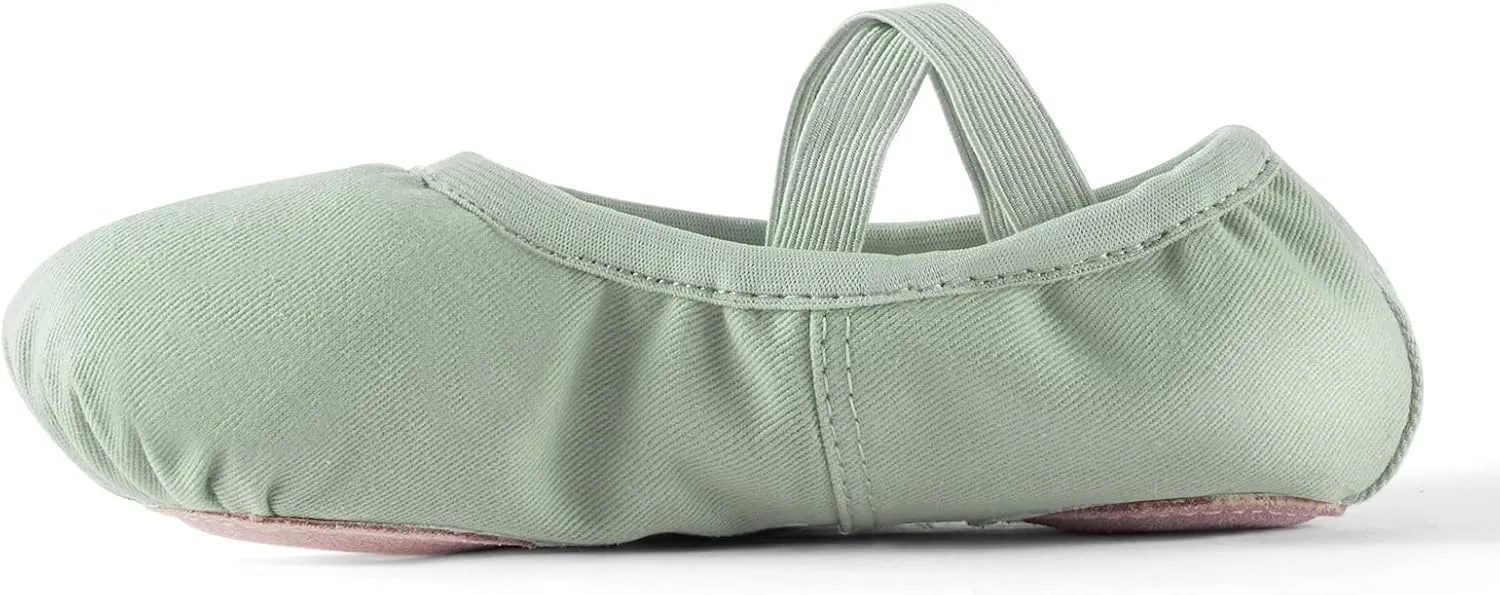Phineein Toddler/Kid Canvas Ballet Shoes - Dance Slipper for Kids Yoga Shoes