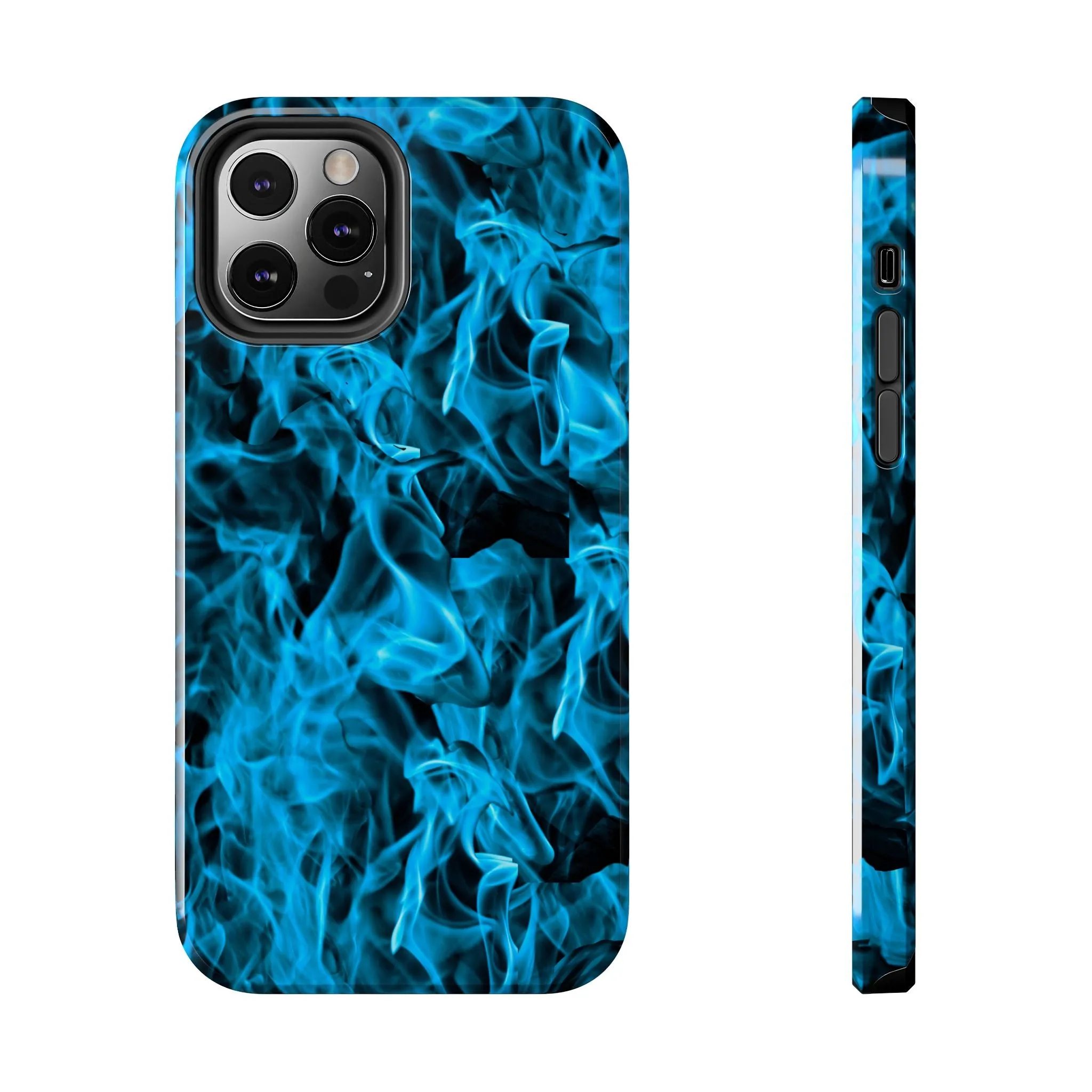 Phone Case - Blue Fire Design