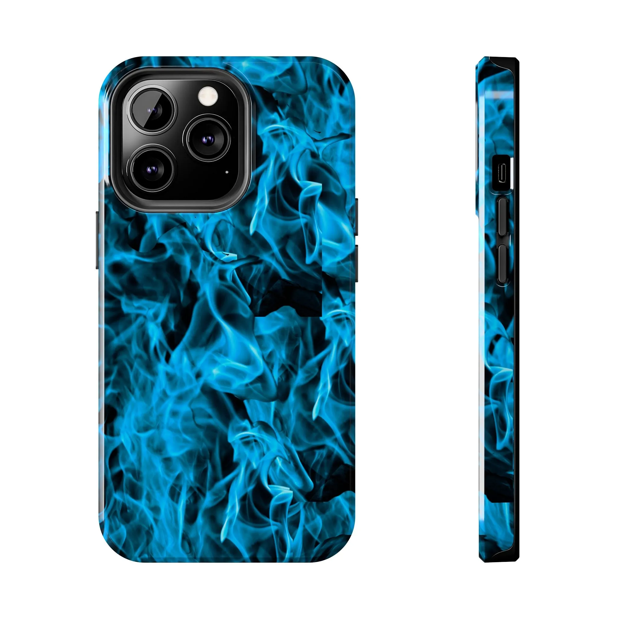 Phone Case - Blue Fire Design