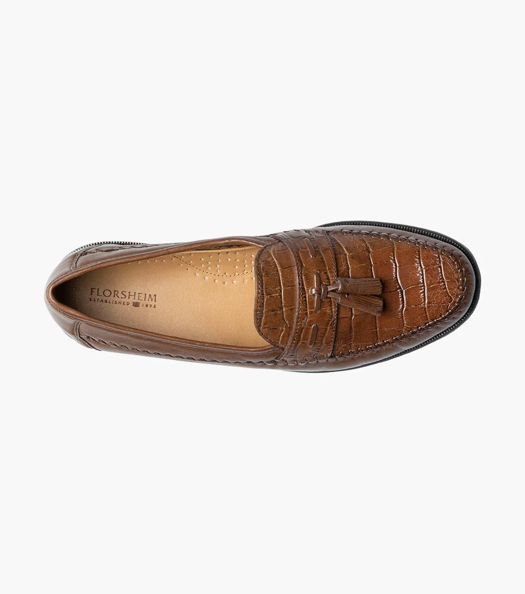 Pisa Moc Toe Tassel Loafer-Cognac| Florsheim