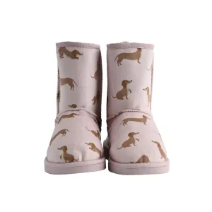Printed Slipper Boots - DAISY DOGS